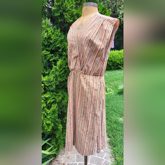 Vintage Sunshine Alley Striped Dress Size 14 - Picture 6 of 9